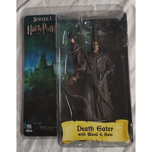 NECA Harry Potter Death Eater W/ Wand & Base Action Figure The Goblet Of Fire